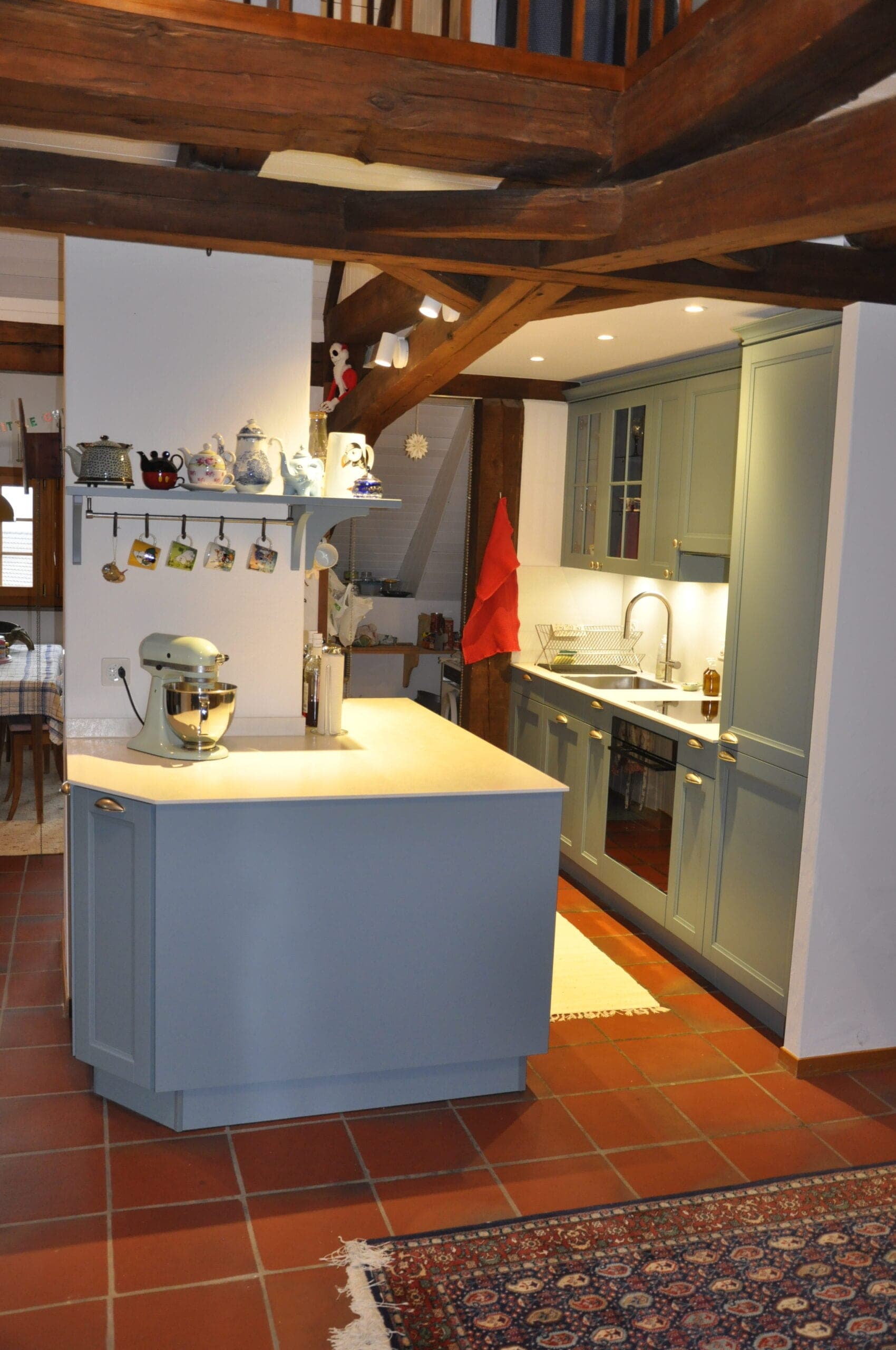 Dachwohnung Thalheim – Landhausstil Blaugrau, Thalheim a.d. Thur